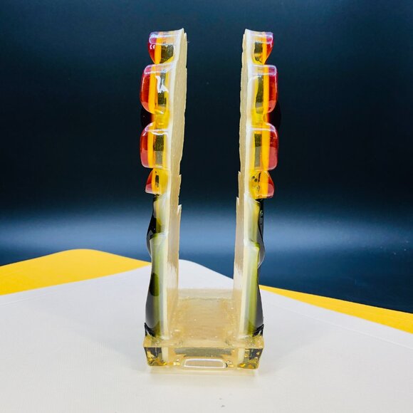 Vintage 70s Sunflower Lucite Acrylic Napkins Holder: Retro Flower Power Kitchen - Picture 3 of 12